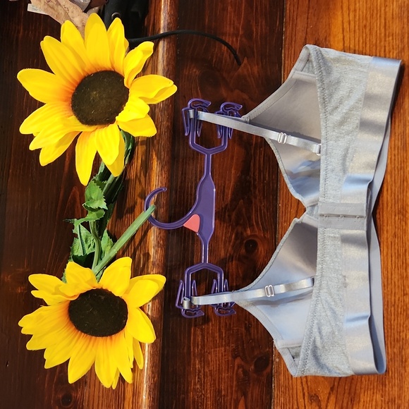 Gray Ribbed Bra - Picture 2 of 6